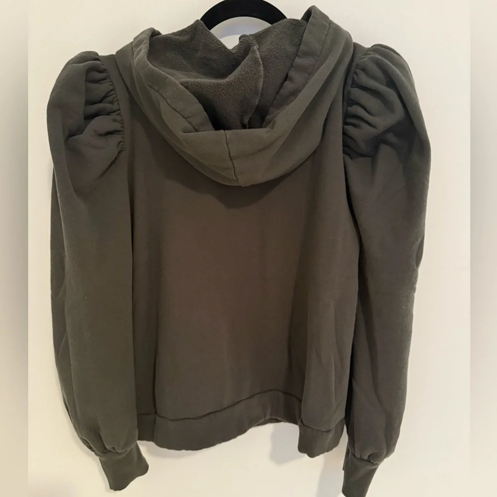 Nation LTD Davina Puff Sleeve Hooded Sweatshirt - Picture 6 of 8